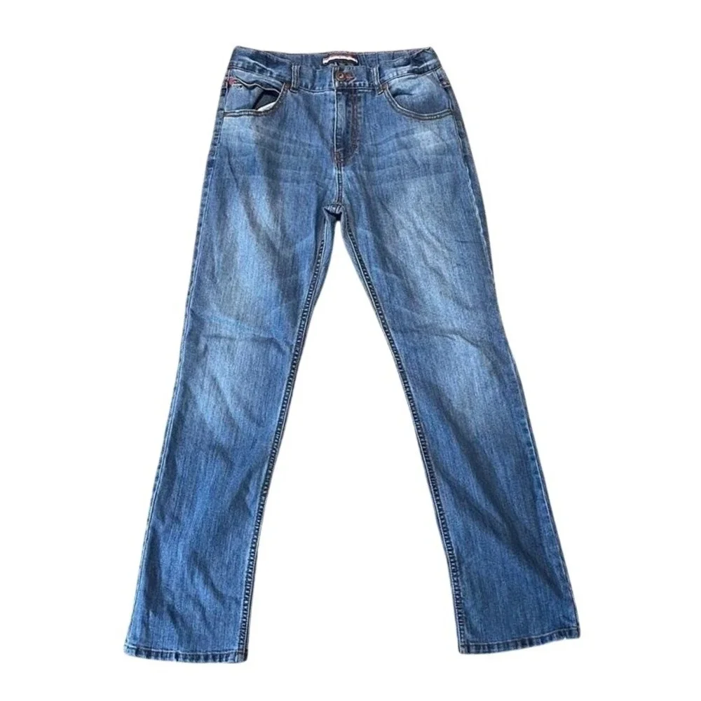 Tommy Hilfiger Boys Blue Denim Jeans Size 18 Straight‎ Leg Medium Wash Pants